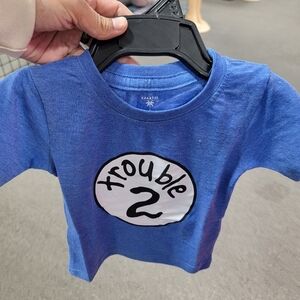 Kids Blue Trouble 2 Shirt
